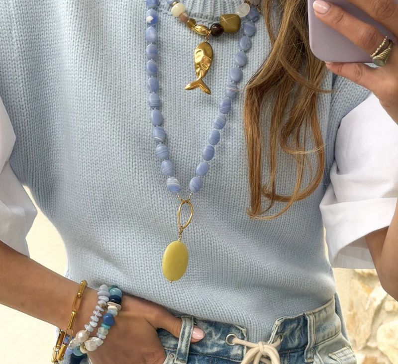 living root blauw rmband - le veer