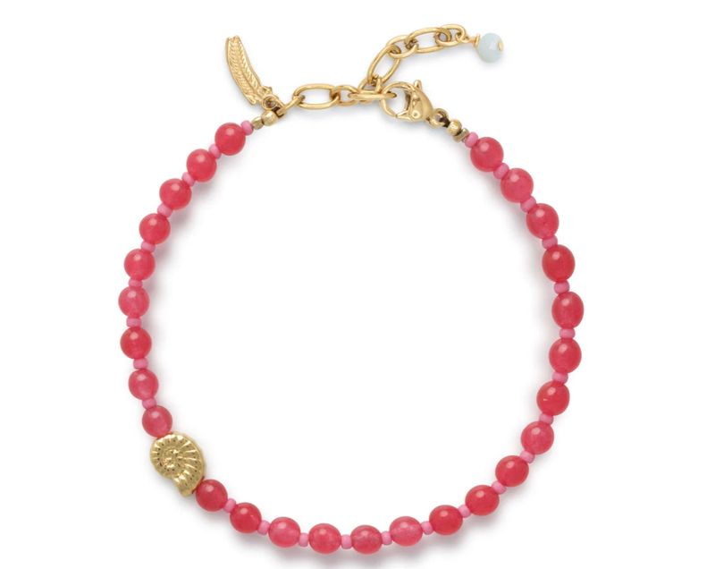 pink shell armband - le veer