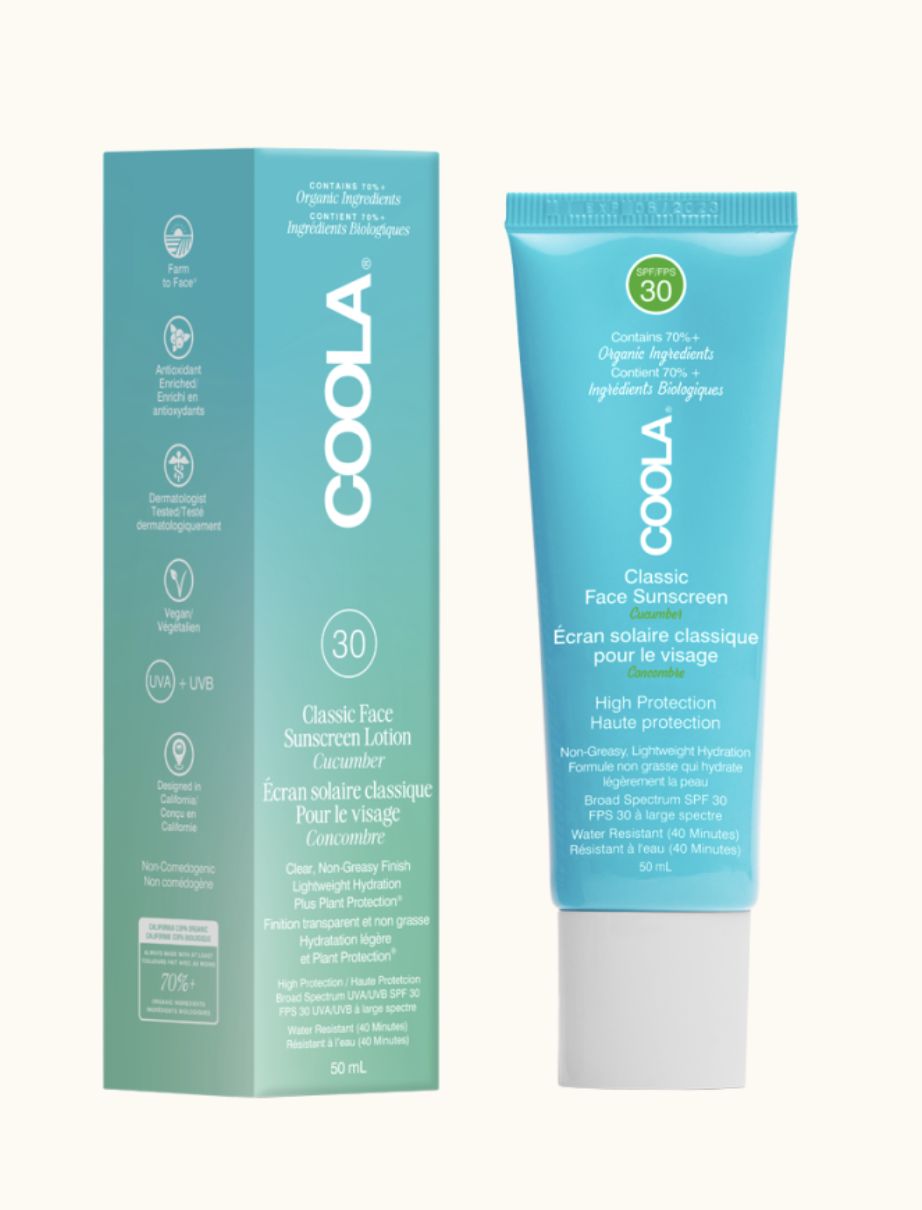 Classic Face Lotion SPF30  50ml (meerdere varianten!) - COOLA, Geur: Cucumber