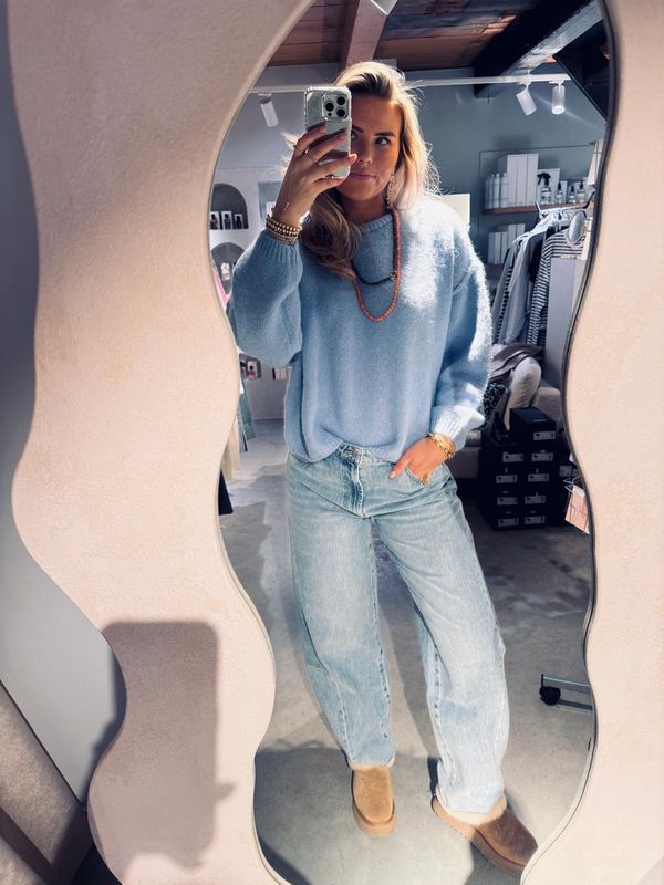 Super barrel fit jeans  - Blue - catwalk junkie