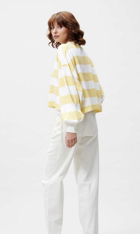oversized longsleeve butter yellow - catwalk junkie