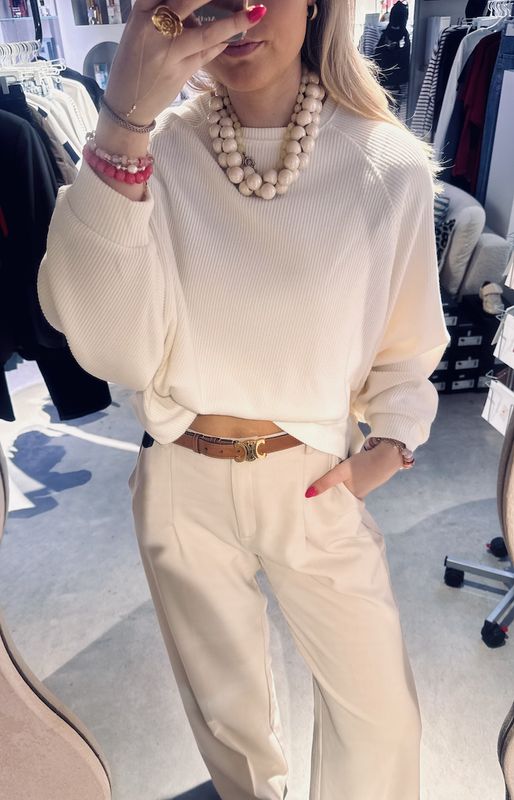 Flori sweater - Off White - Another Label