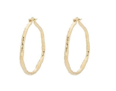 Large organic hoop earrings - Anna+Nina