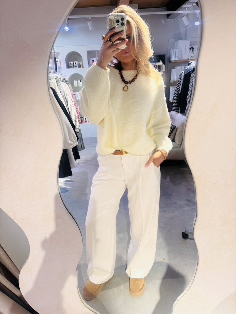 Roxane knitted pull - soft yellow - Another label