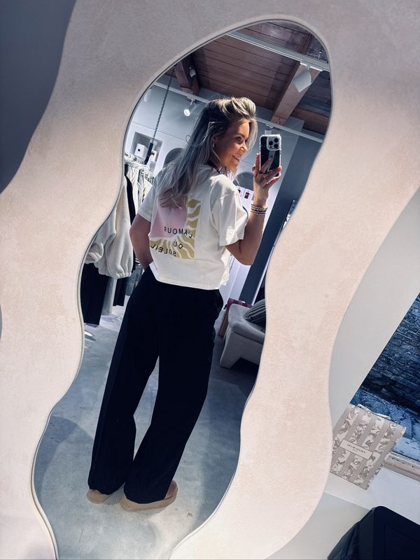 Gina Heart t-shirt - Off White - another label