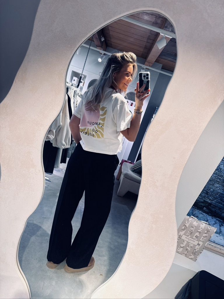 Gina Heart t-shirt - Off White - another label