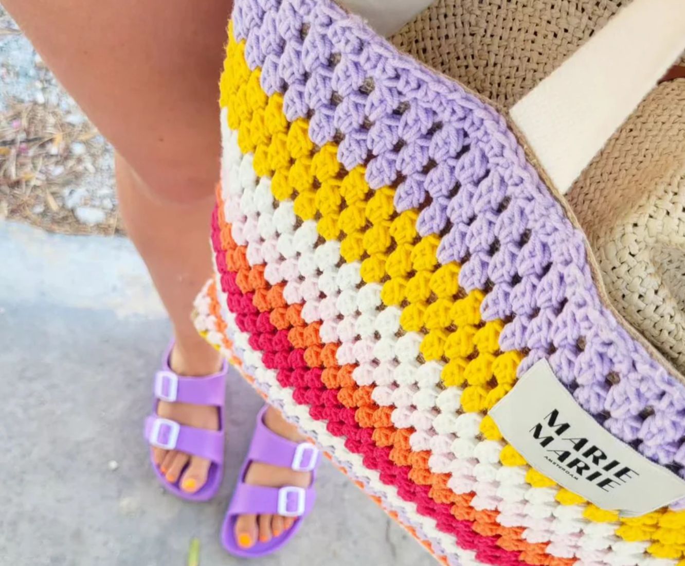 mel crochet shopper - marie marie