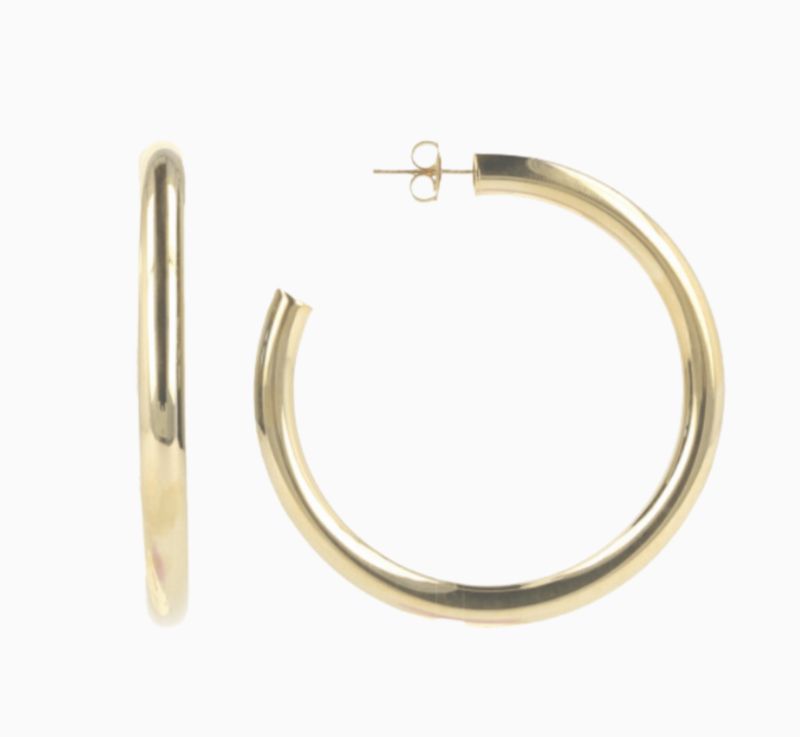 classic oorbellen tube creool L - Lott