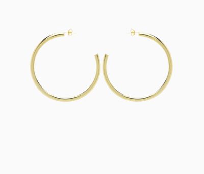classic oorbellen creool rond maat S - lott
