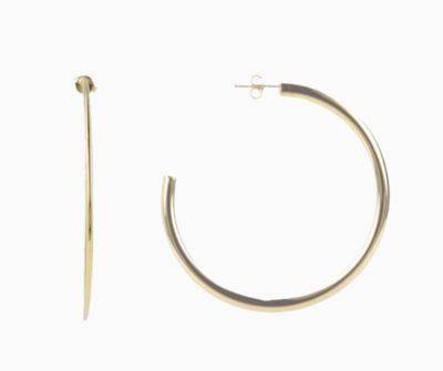 Classic oorbellen creool rond L - Lott