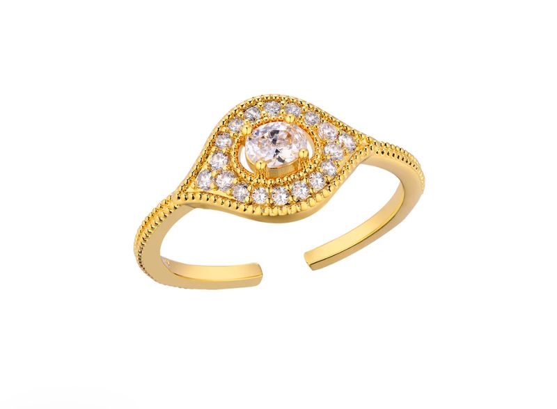 white majestic eye ring - mya bay