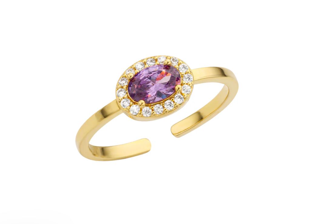 amethyst dynasty ring - mya bay