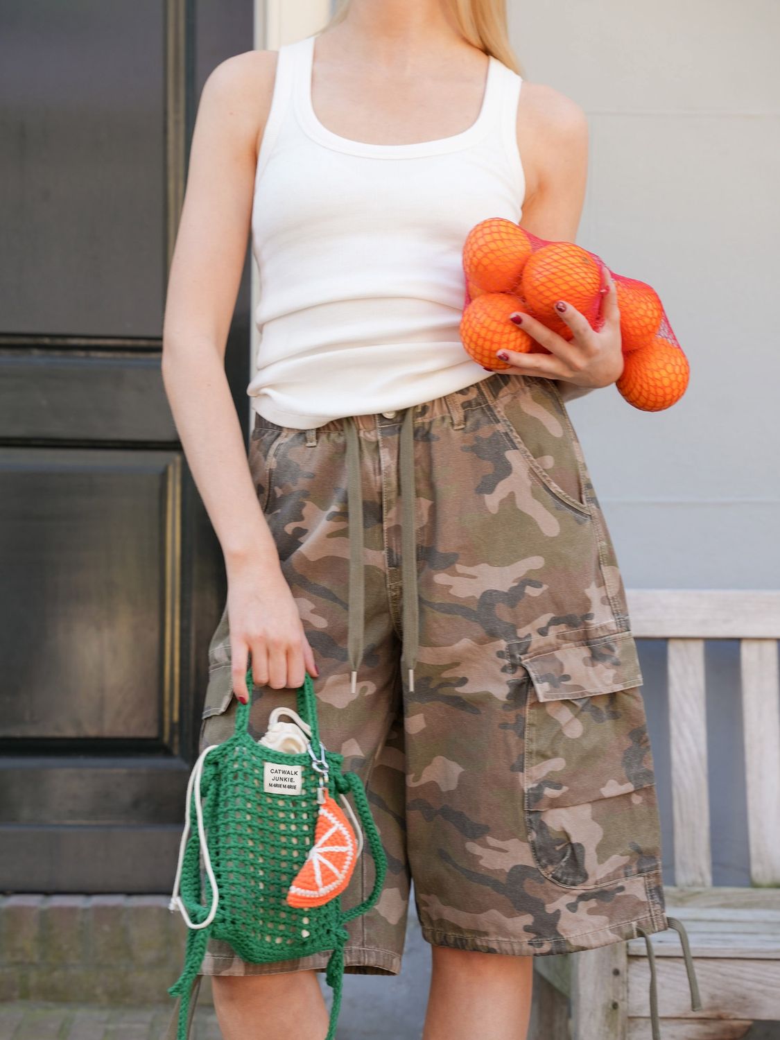 Keychain orange - catwalk junkie