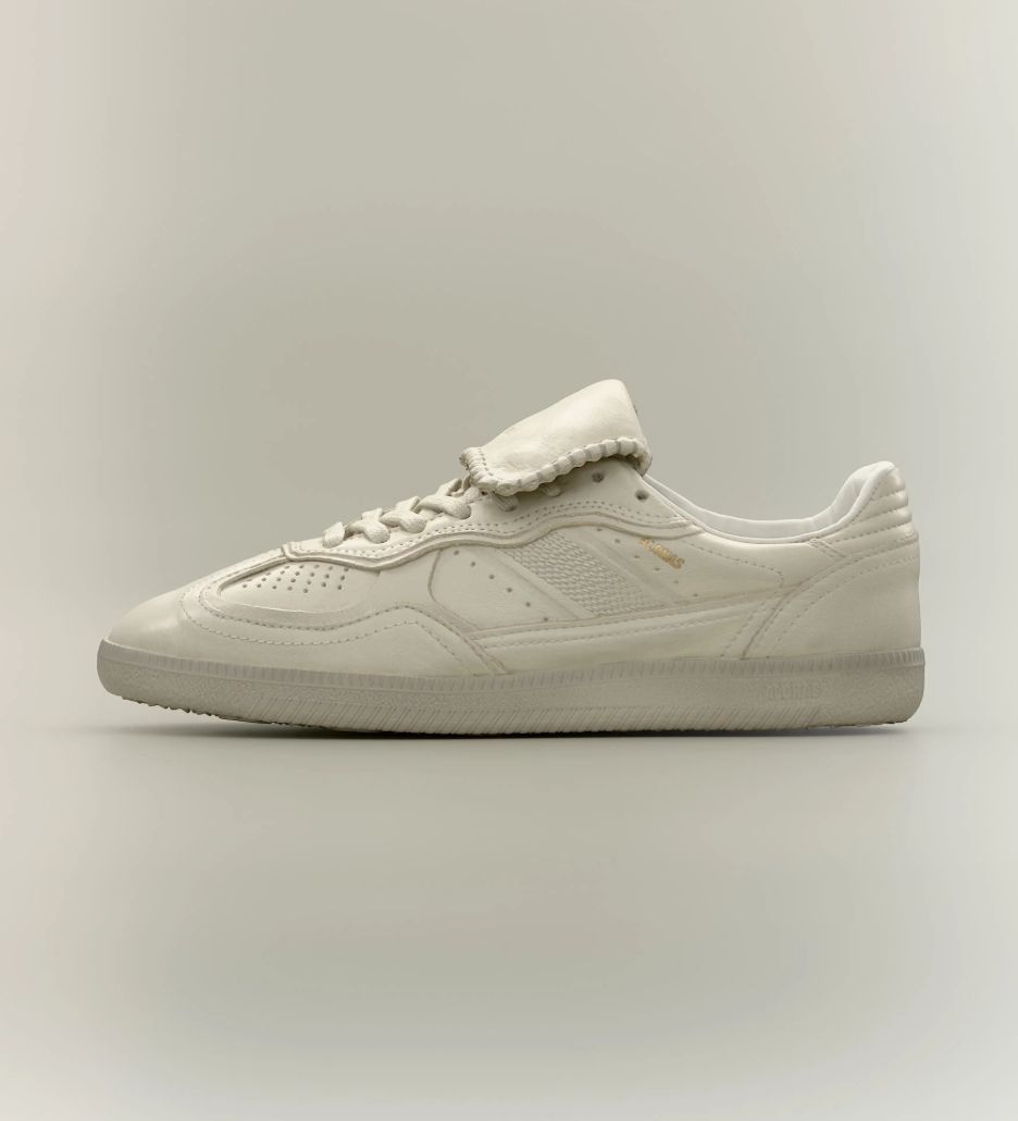 club cream leather sneakers - alohas