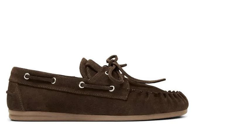 Rowan suede brown leather loafers - alohas