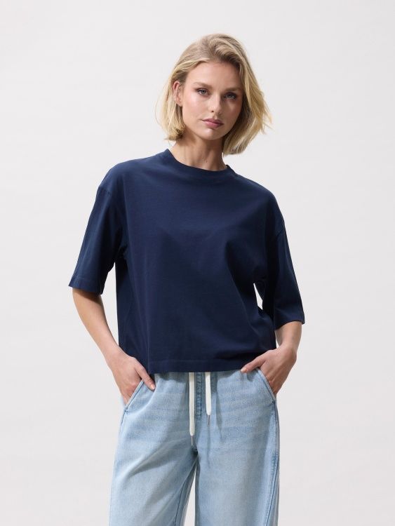 Loose fit T-shirt - Navy Blazer - Catwalk junkie