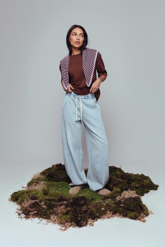 Barrel fit jogger - Light Blue - Catwalk junkie
