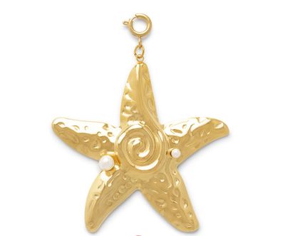 oversized golden Seastar bedel - le veer