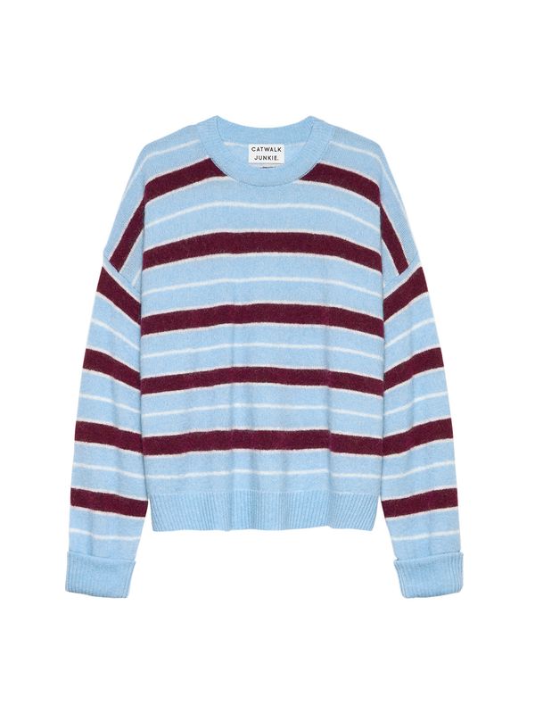 Striped Knit - blue - Catwalk junkie