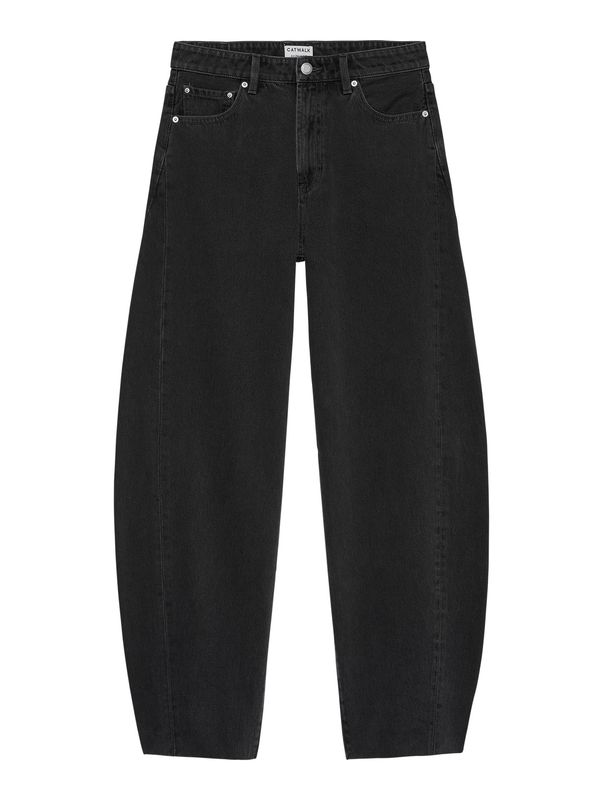 Super barrel fit jeans - washed black - catwalk junkie