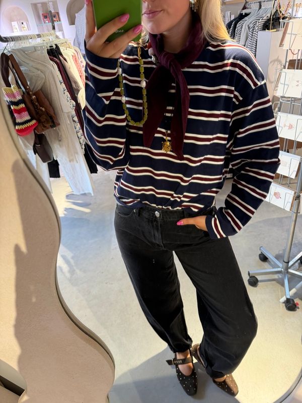 Striped long sleeve - Navy Blazer - catwalk junkie