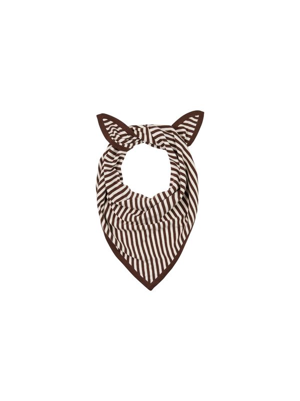 Striped triangle scarf rocky road