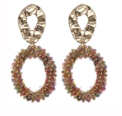 earring ruby - flem the label