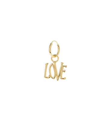 Single LOVE Rules Ring Earring - Anna+Nina