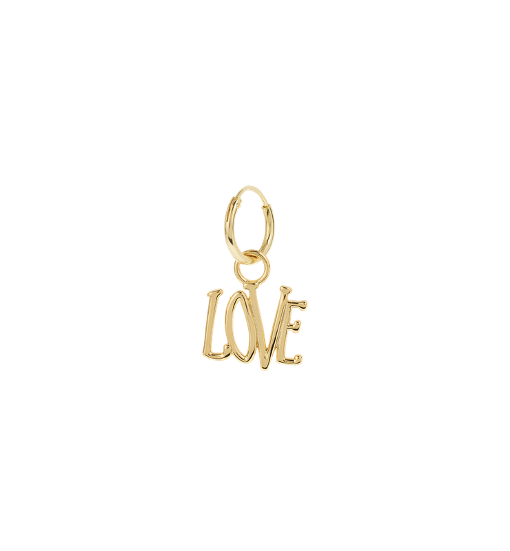 Single LOVE Rules Ring Earring - Anna+Nina