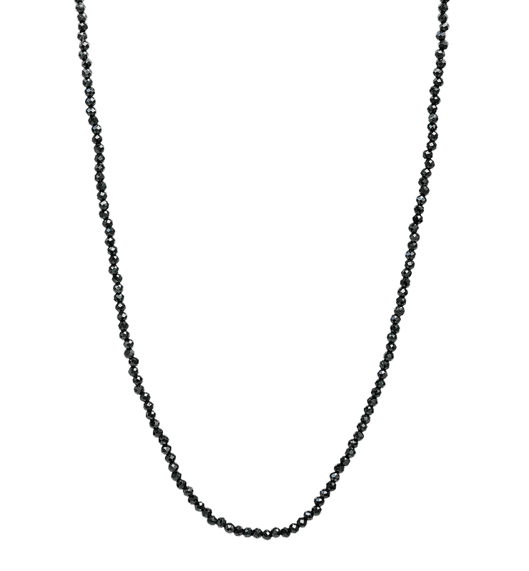 Black Onyx Gemstone Necklace - Anna+Nina