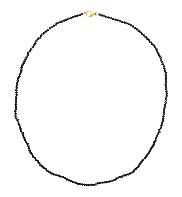 Black Onyx Gemstone Necklace - Anna+Nina