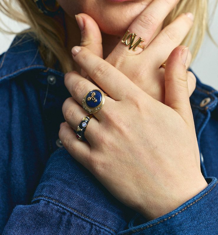Retro Prism Ring - Anna+Nina