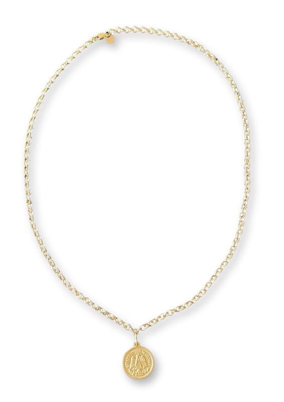 coin long necklace - bonnie studios