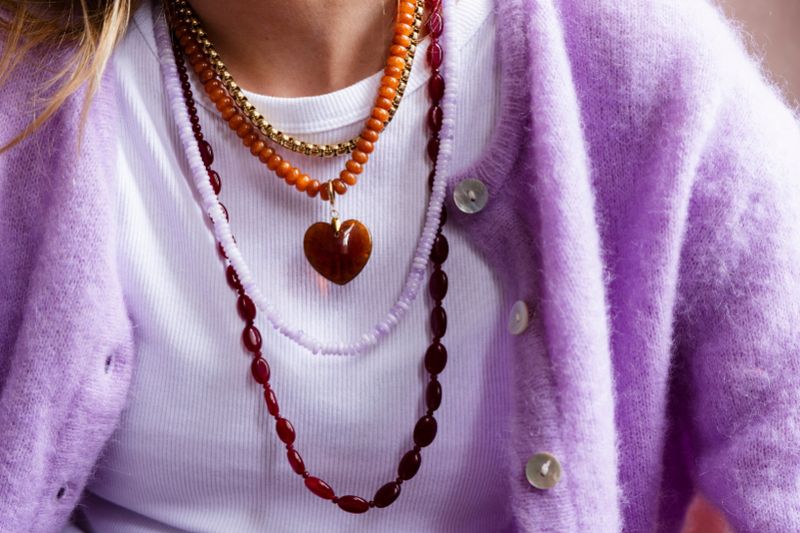 camel heart necklace - bonnie studios