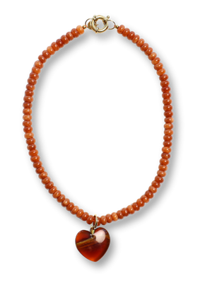 camel heart necklace - bonnie studios