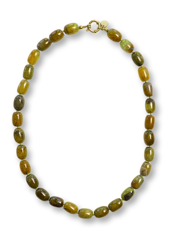 bobby forest green necklace - bonnie studios