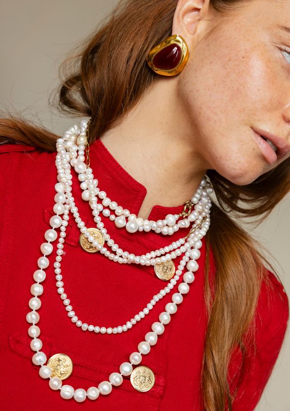 Fred long big necklace - bonnie studios