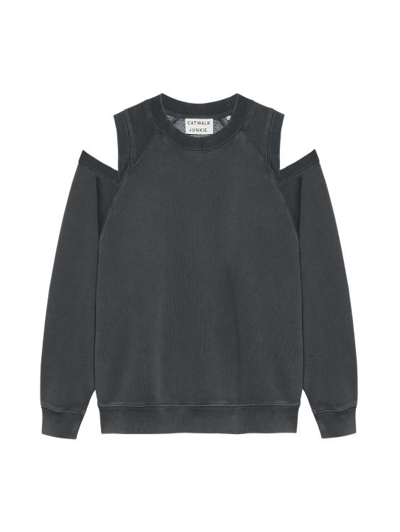 Sweater with cut out - Carbon - Catwalk Junkie