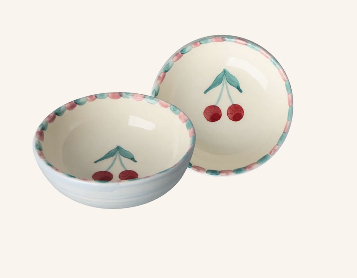 Klein dipping bowl cherries - rice