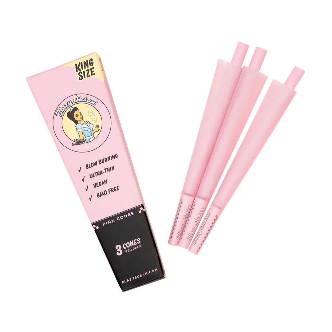 Blazy Susan pink cone king size 3 pk