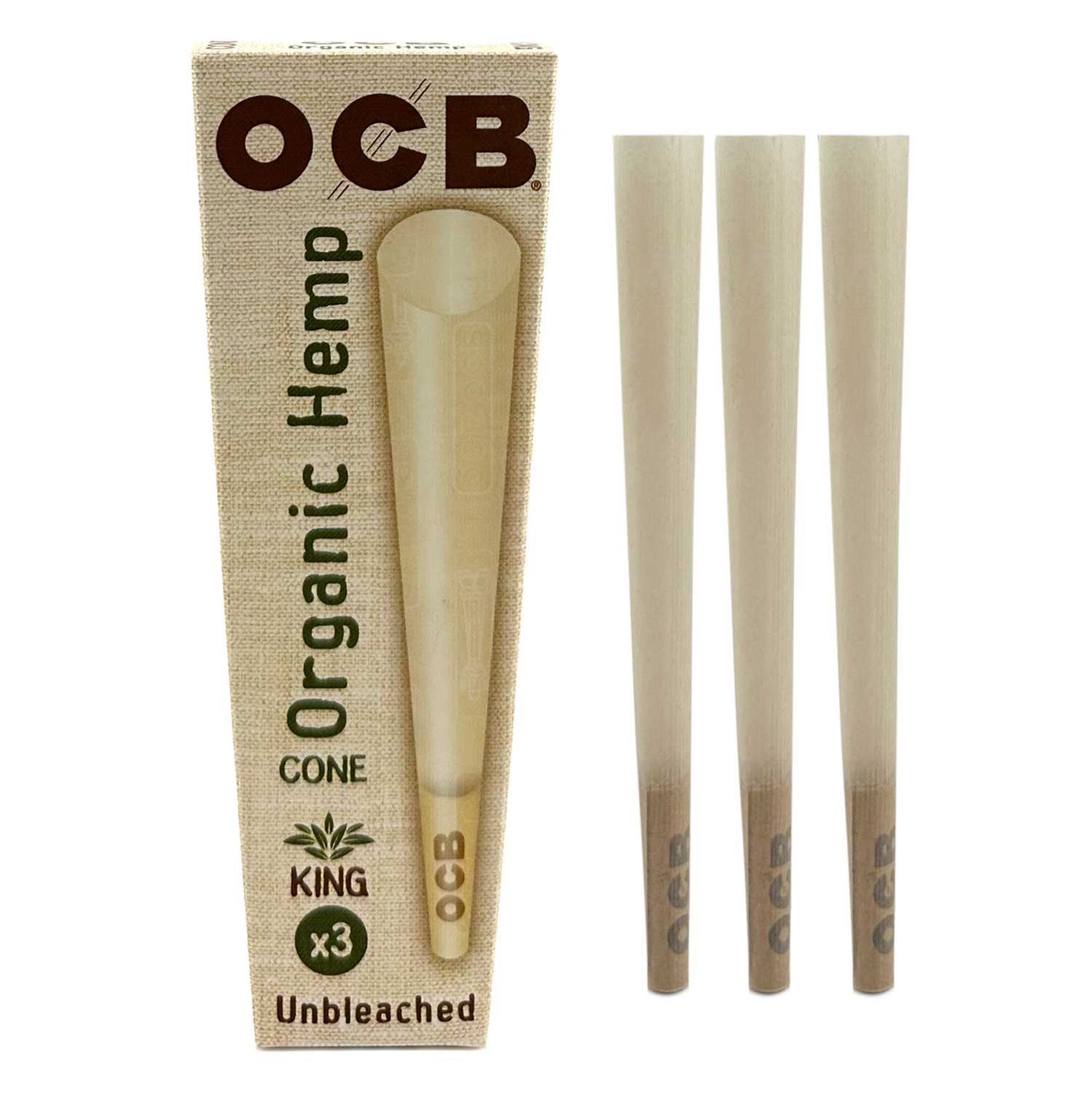 OCB ORGANIC HEMP KING 3 cone