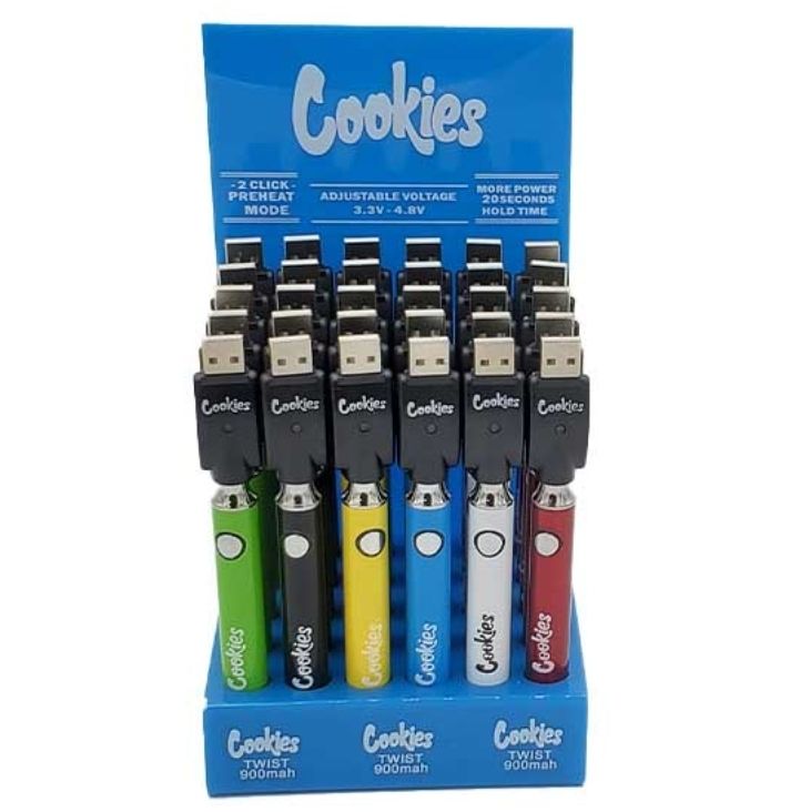 Cookies Adjustable Voltage assorted colors battery