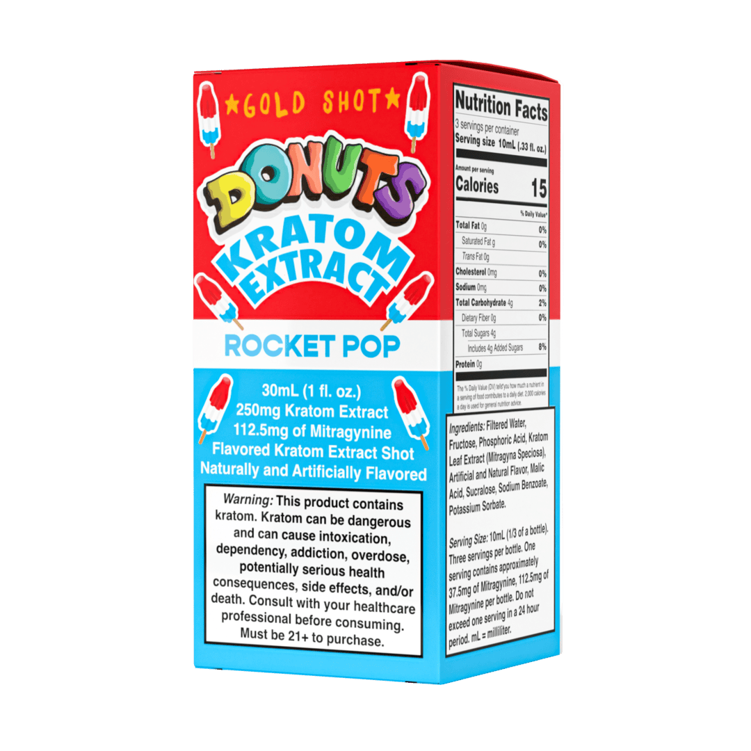 Donuts kratom extract rocket pop 30 mL