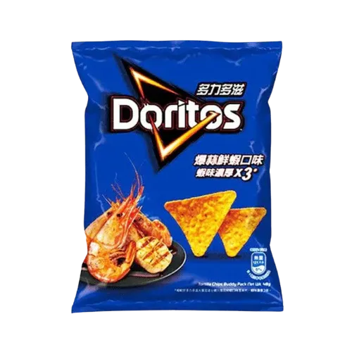 Doritos chinese- grilled shrimp and prawn