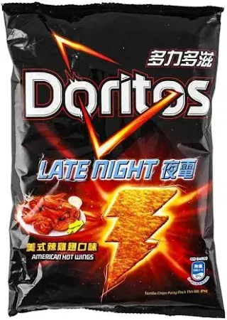 Doritos chinese- late night American hot wings
