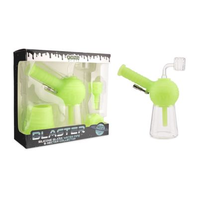 Ooze Blaster Silicone Glass 4-in-1 Hybrid Water Pipe and Dab Straw