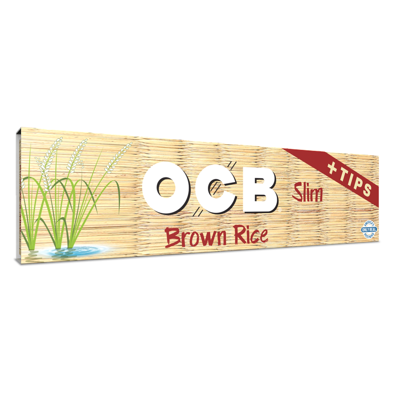 OCB BROWN RICE SLIM +tips