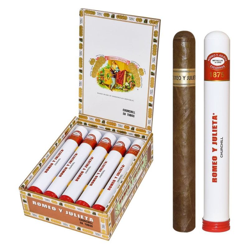Romeo y julieta churchill tubos