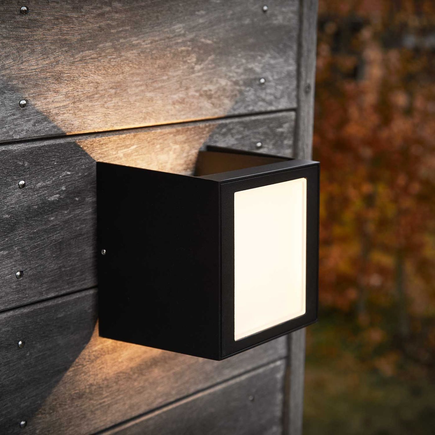 Una IP54 wandlamp  