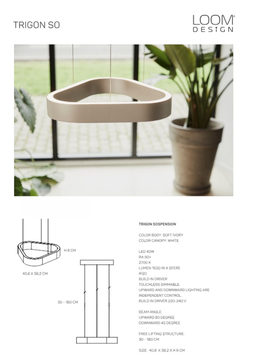 Trigon hanglamp